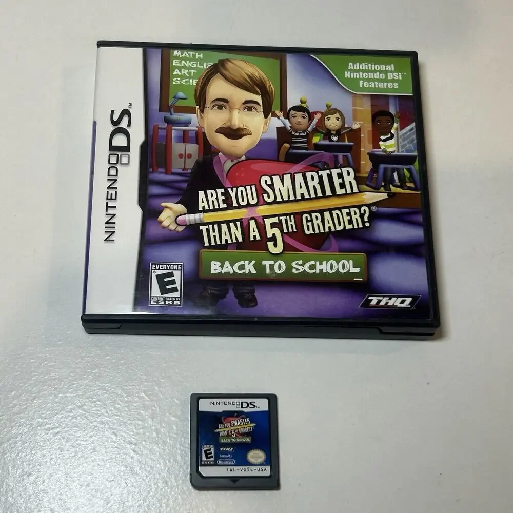 Are You Smarter Than a 5th Grader Back to School (Nintendo DS, 2010)